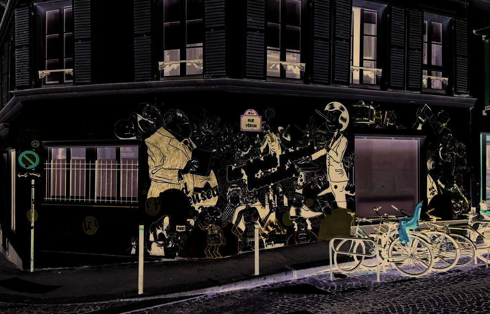 Mural Rue Véron — Paris