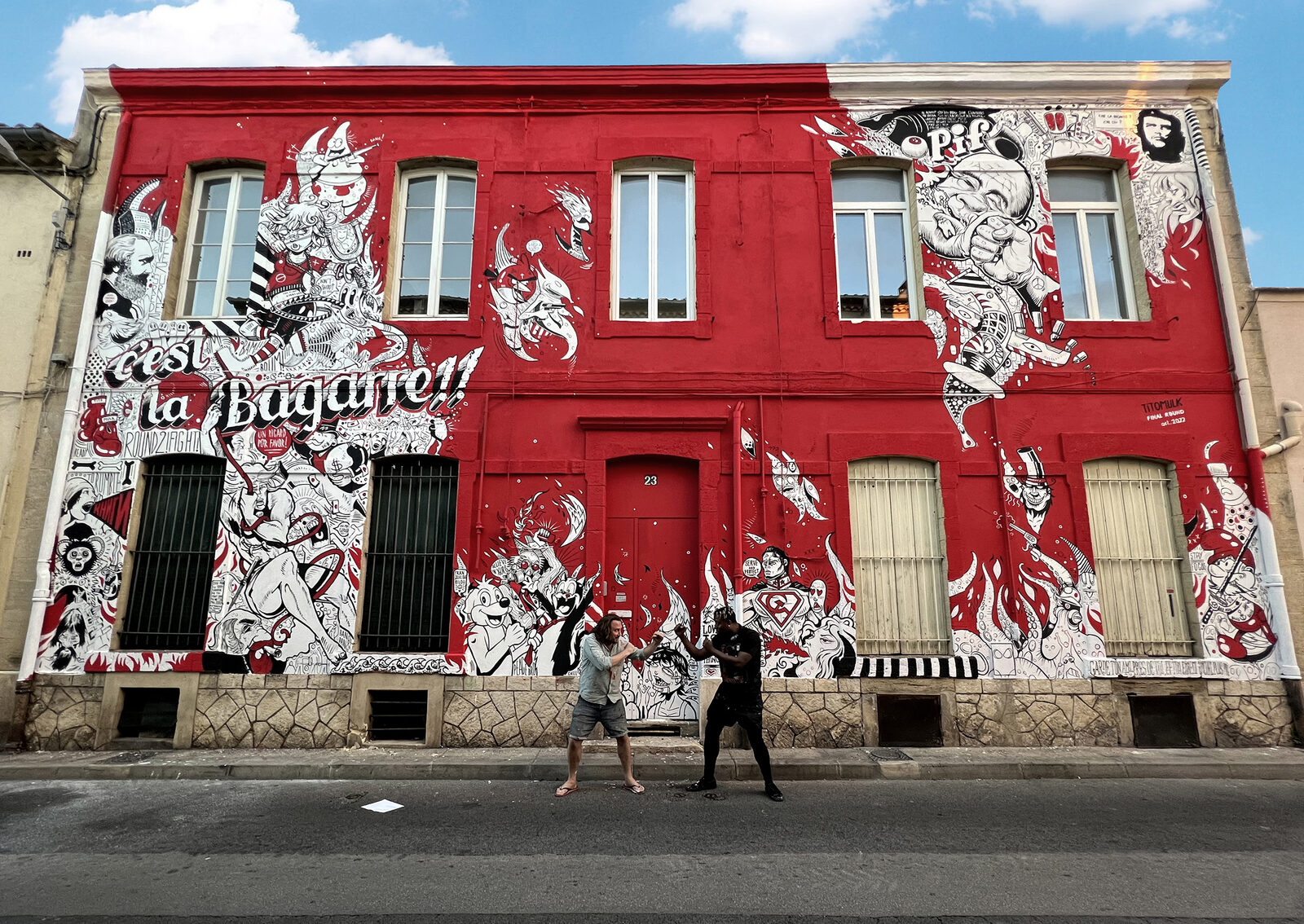 Œuvre TITOMULK — Muralisme · Fresque immersive · Commande publique